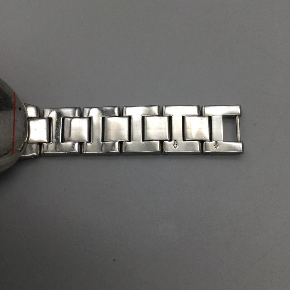 Fossil Womens Watch 29mm Silver Tone Crystals Stainless ES3292 New Battery 6.25